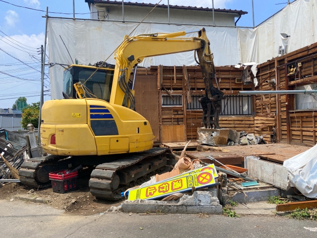 売却時　建物を解体する　しない